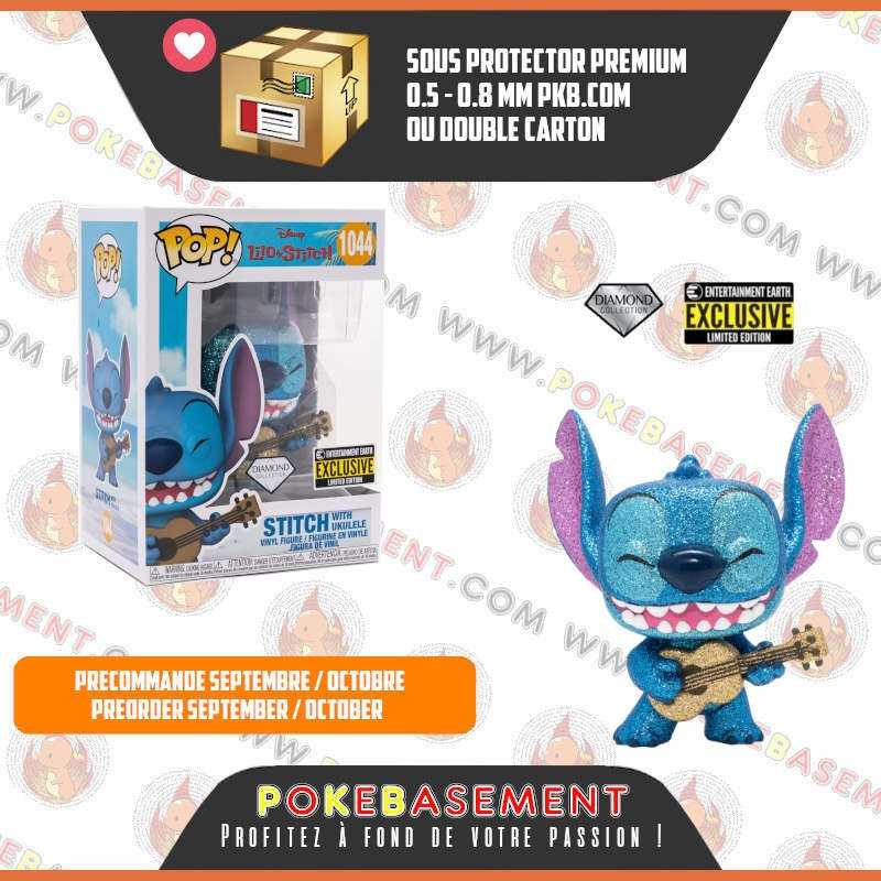 Funko Pop Lilo & Stitch 1044 Stitch (with Ukulele) Diamond Collection