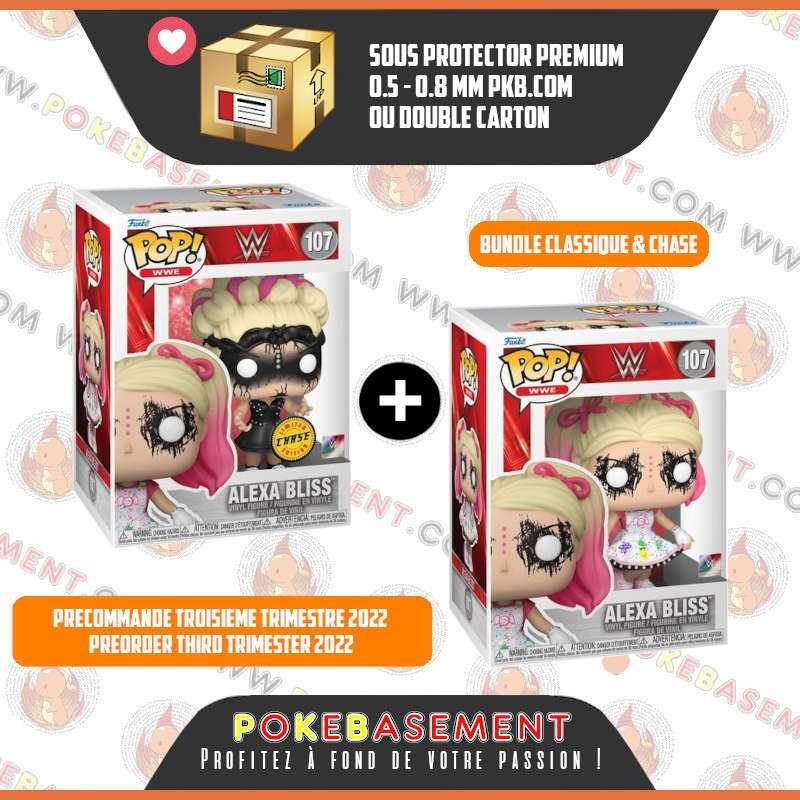 Funko Pop WWE 107 Alexa Bliss Chase Bundle