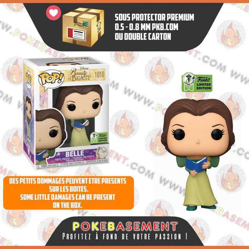 Funko Pop Beauty and the Beast 1010 - Belle Funko Emerald City Comic Con  2021 Limited Edition EXCLUSIVE
