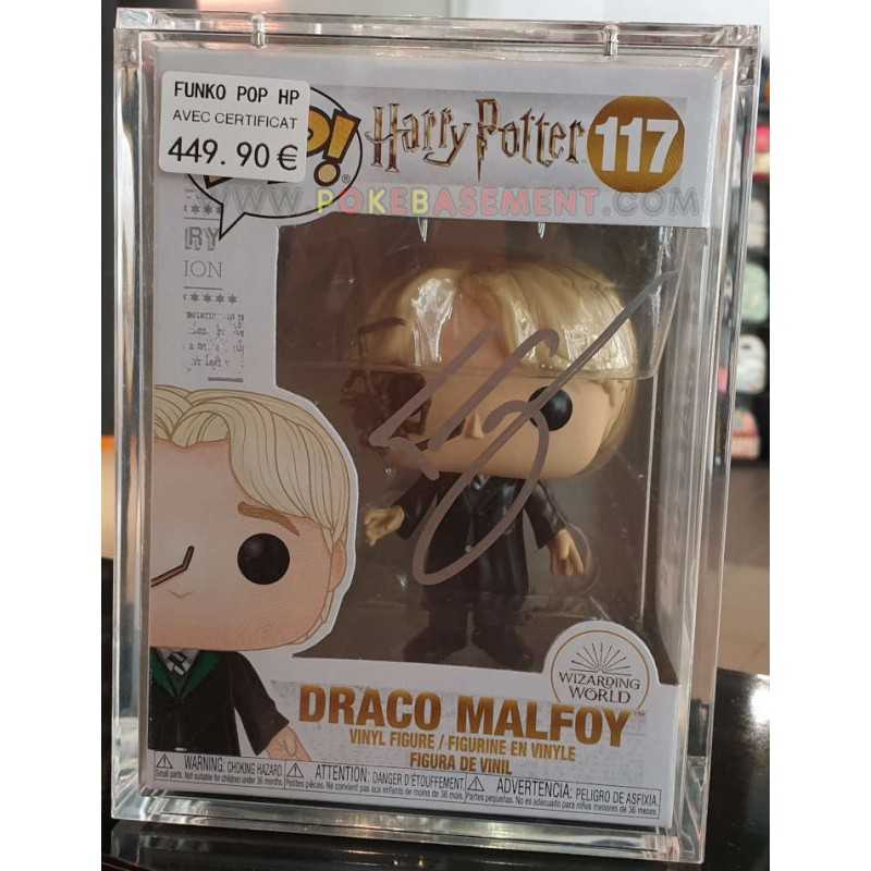 Funko Pop Harry Potter 117 - Draco Malfoy signed by Tom Felton