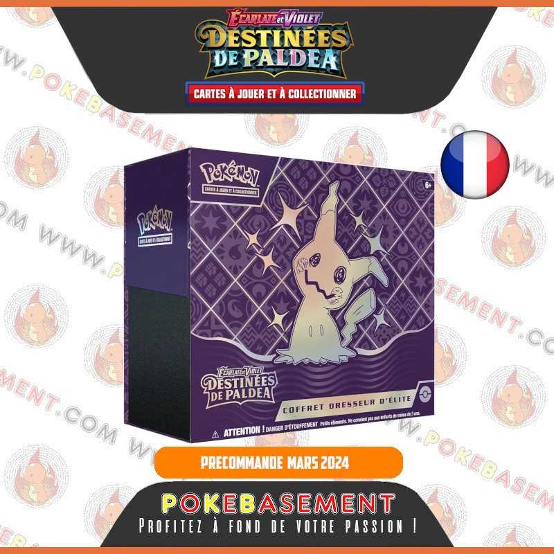Pokémon Destinées à Paldea Elite Trainer Box Boosters *French* 
