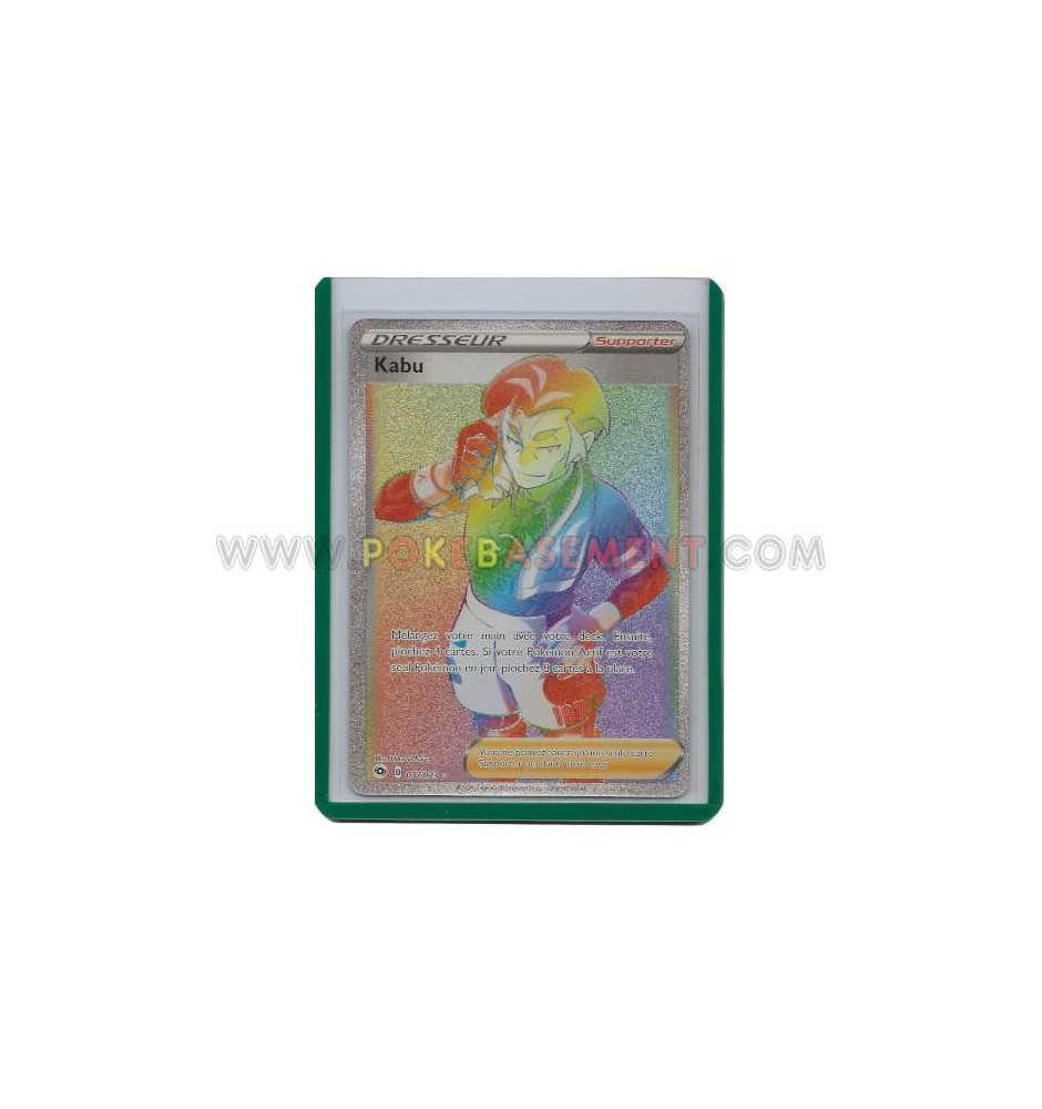 Eb3 5 Carte Pokemon Dresseur Kabu Rainbow Secrete Full Art 77 73 La Voie Du Maitre Fr